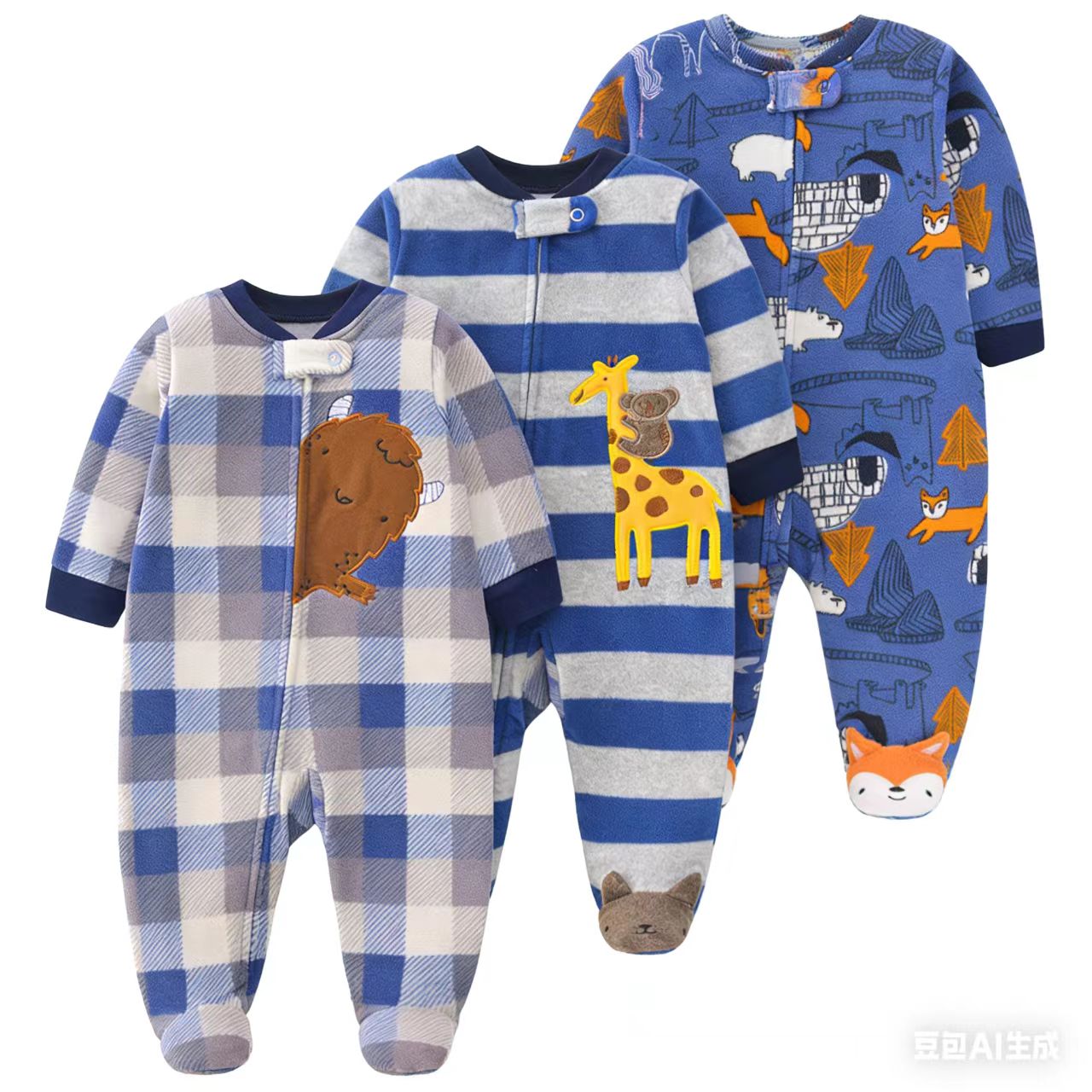 Baby Products Brand - 2026 Unisex Baby Romper Fleece Stof