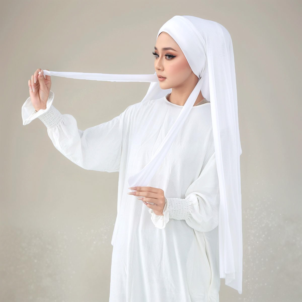 Baby Products Malaysia - Nieuwe Elasticiteit Modale Jersey Instant Hijab