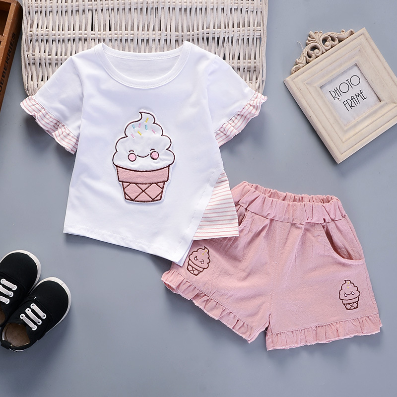 Baby Products Lotion - 1-4T Meisje Kleding Zomer Korte Mouw