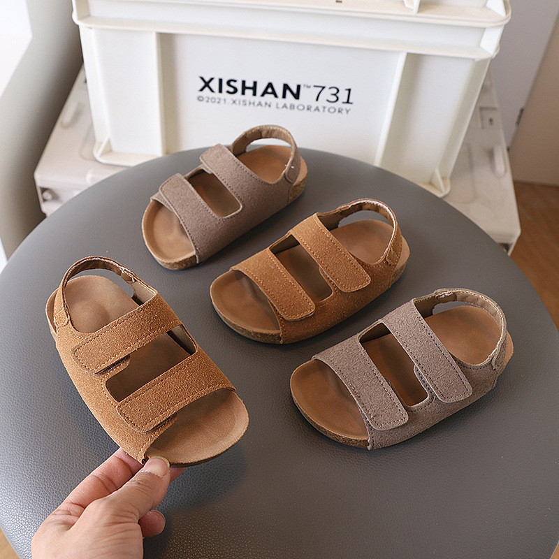 Baby Products Brand - 2026 Merk Kinder Suède Sandalen met