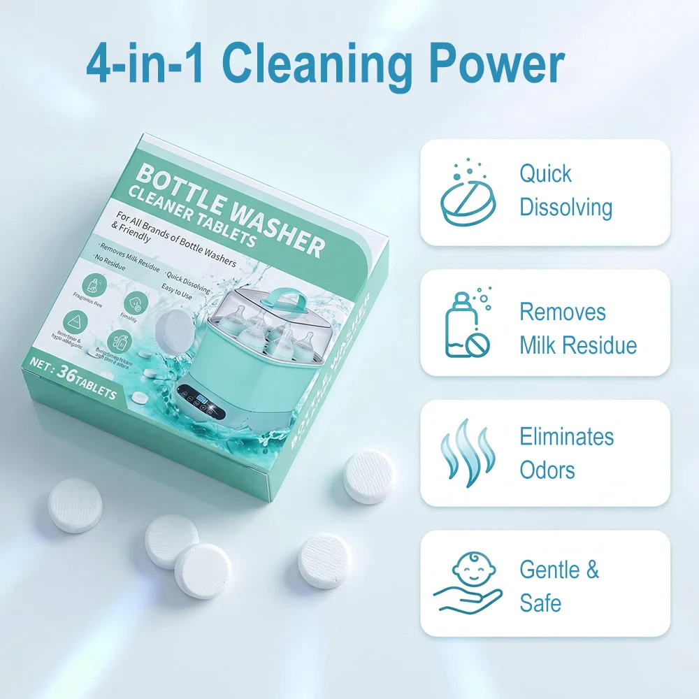 Ontkalktabletten voor babyfles - Zwitsal Baby Products recensie en prijs